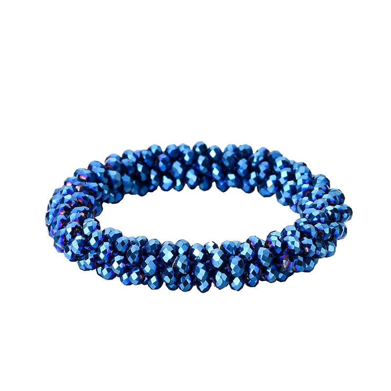 Boho Elastische Armbänder & Armreifen Für Frauen Vintage Stretch Böhmischen Femme Kristall Glas Perlen Armbänder Partei Schmuck Geschenk