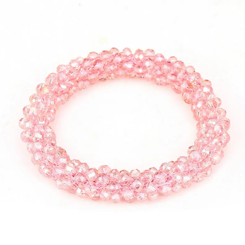 Boho Elastische Armbänder & Armreifen Für Frauen Vintage Stretch Böhmischen Femme Kristall Glas Perlen Armbänder Partei Schmuck Geschenk