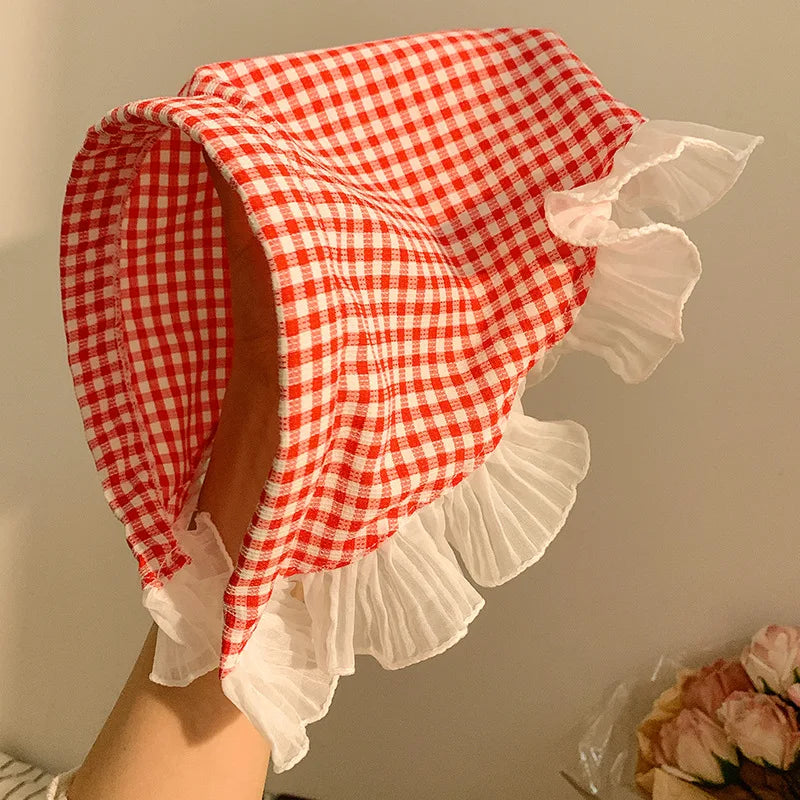 Spitze Dreieckiges Haar Schal Stirnband Quadratisches Kopftuch Haarband Turban Verband Bandana Stirnband Frauen Headwrap Haar Zubehör