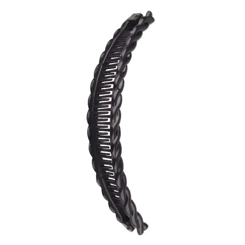 Neue Einfarbig Vintage Banana Haar Clip für Frauen Mädchen Welle Kamm Haarnadel Haar Stil Werkzeug Mode Praktische Haar Zubehör