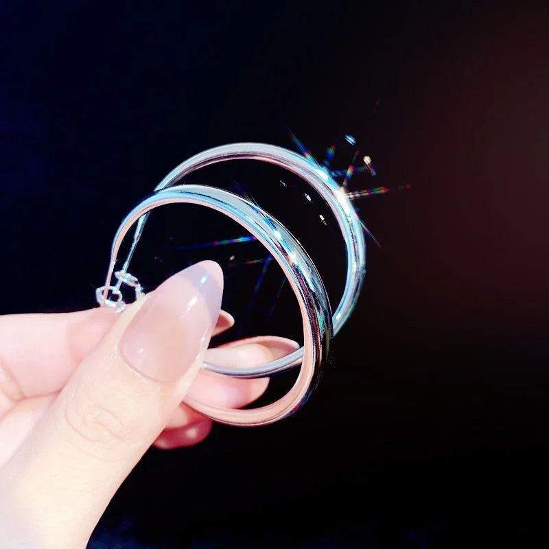 316L Edelstahl Mode Creolen für Frauen Schmuck