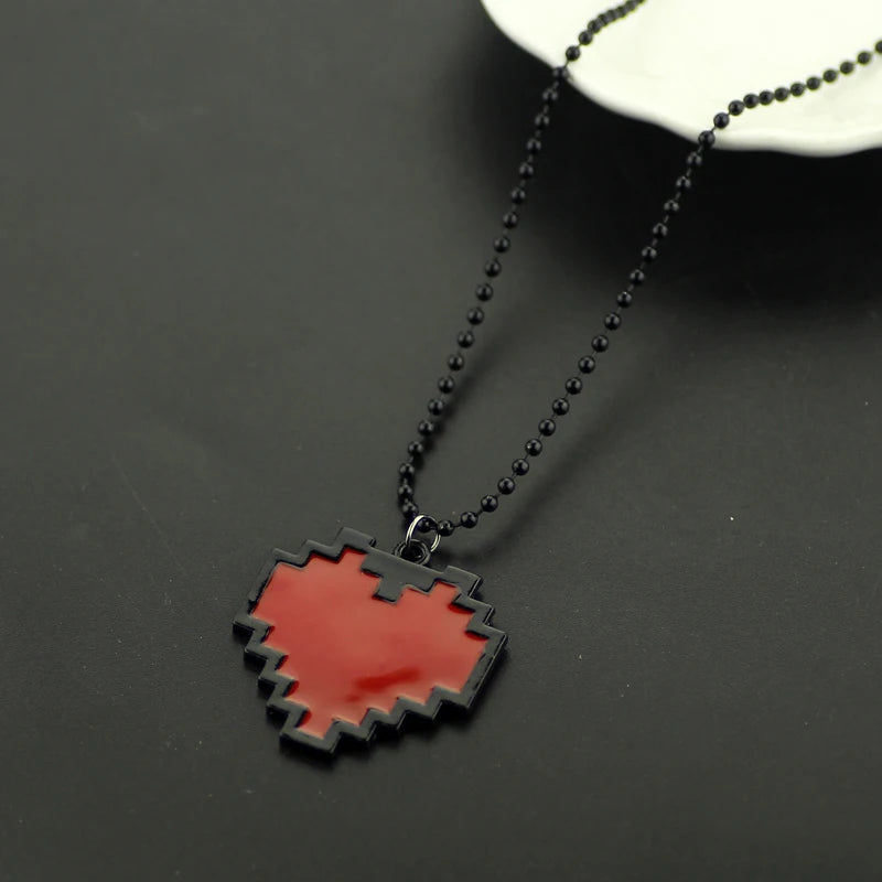 Mode Halsketten Spiel Undertale Papyrus Sans Frisk Tapferkeit LIEBE Herz Halskette Anhänger Link Kette Frauen Schmuck Zubehör