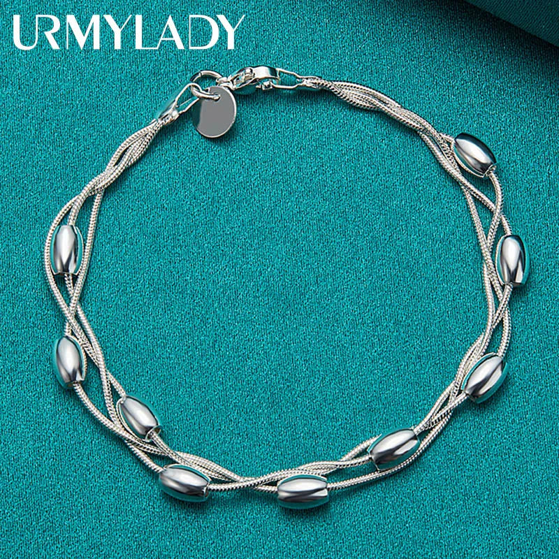 Armband aus 925er-Sterlingsilber, modisches Designprodukt, wunderschöner Schmuck, hochwertige Armbandperle für Damen, Damen, Hochzeit