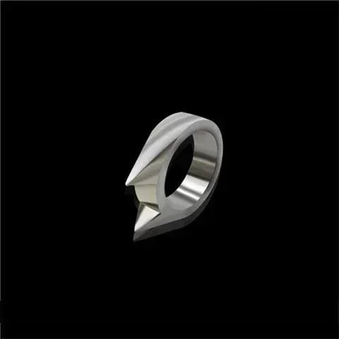 Gothic Survival Selbstverteidigungsringe für Frauen Mann Metall Multifunktionale Knuckle Katzenohrform Angriffsringe Freundinnen Geschenk