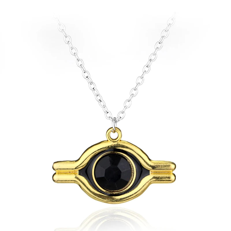 Anime Yu-Gi-Oh Halskette YGO Puzzle YuGiOh Yugi Millennium Pyramide Anhänger Schlüsselanhänger für Frauen Männer Ägyptisches Auge des Horus Schmuck