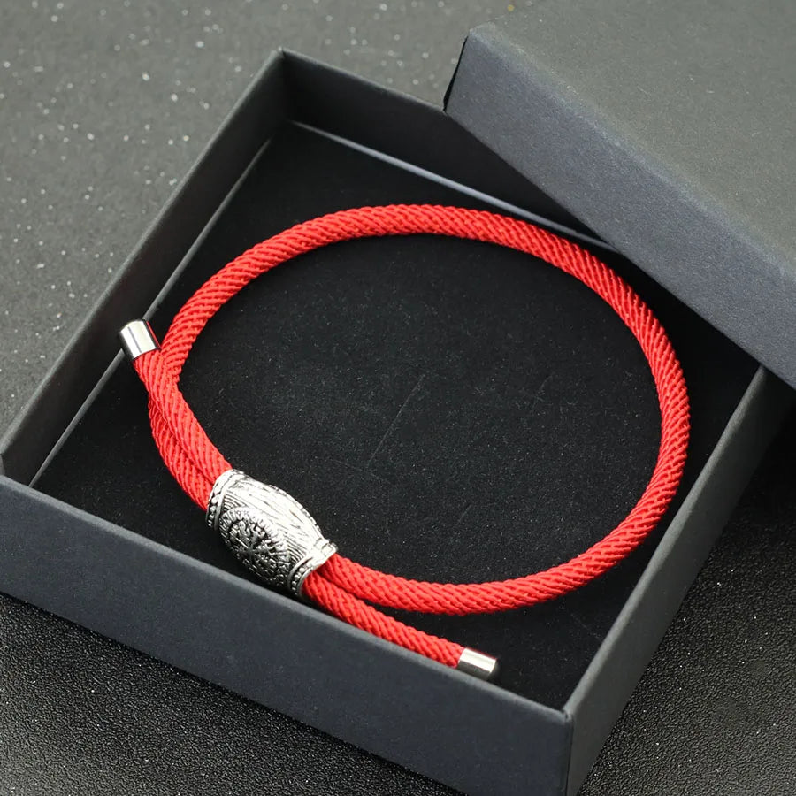 Retro Herren Wikinger Armband handgemachte verstellbare Seil Armband Casual Accessoires Geschenk für Ihn Pulseras Para Hombre Stoff Armband