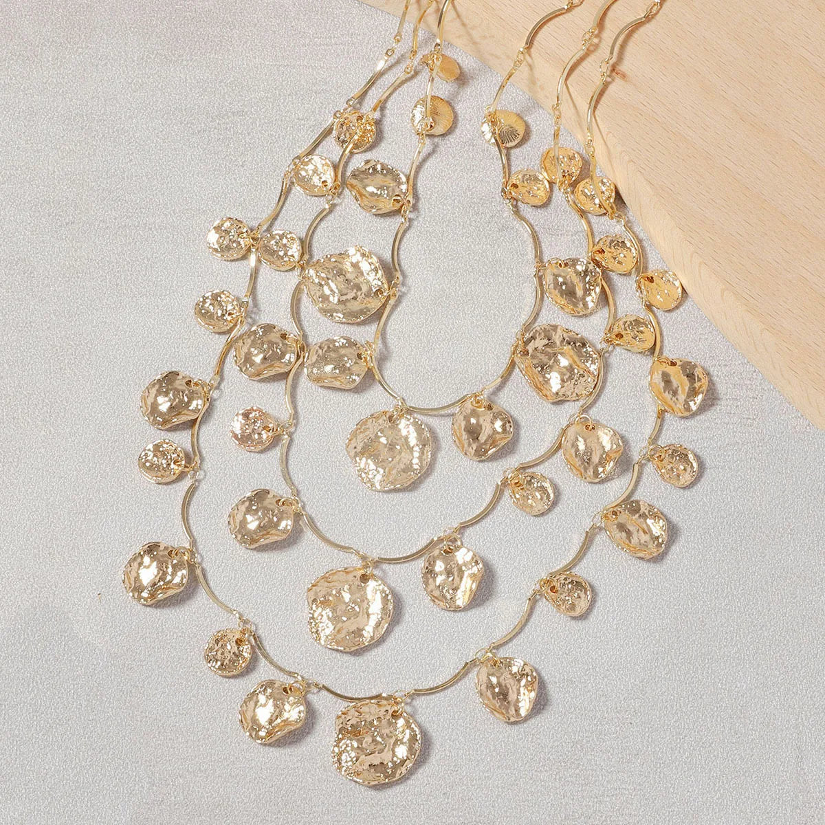 ZAA Neue Ankunft Vintage Metall Lange Quaste Ohrringe für Frauen Geometrische Aussage Schmuck Geschenk