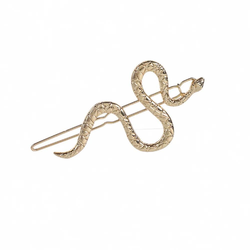 Gothic Metall Schlangenförmige Haarspange Damen Seitlicher Pony Haarnadeln Mädchen Halter Mode Punk Haarspangen Kopfbedeckung Haarschmuck