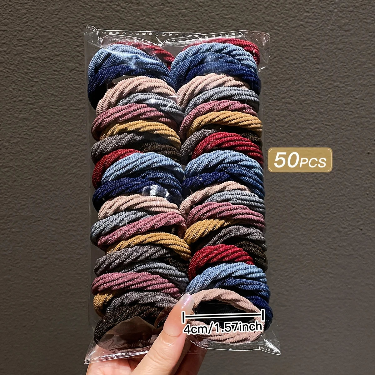 50 stücke Mädchen gemischte Farbe einfache Haar gummis Haarschmuck