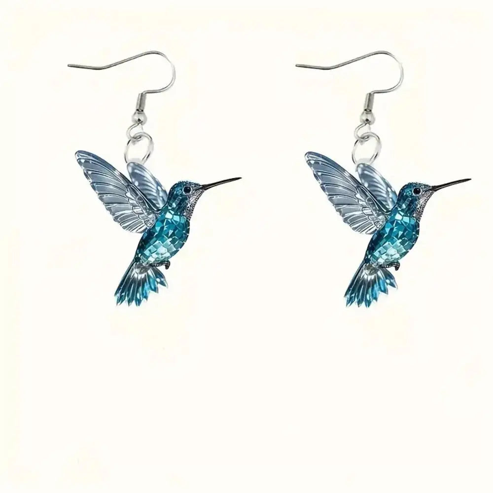 Kolibri Ohrringe für Frauen Mädchen elegante Quaste Charme baumeln Ohrring Modeschmuck Valentinstag Geburtstags geschenke