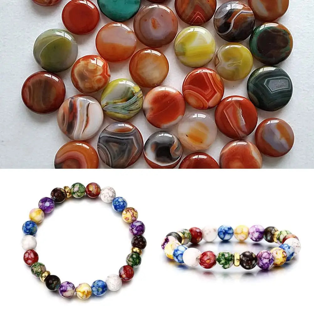Armbänder Frauen Heilung Tiger Augen Amethyst Edelstein 7 Chakra Perlen Armreifen Yoga Stein Geschenk für Paar Artikel Schmuck Dame