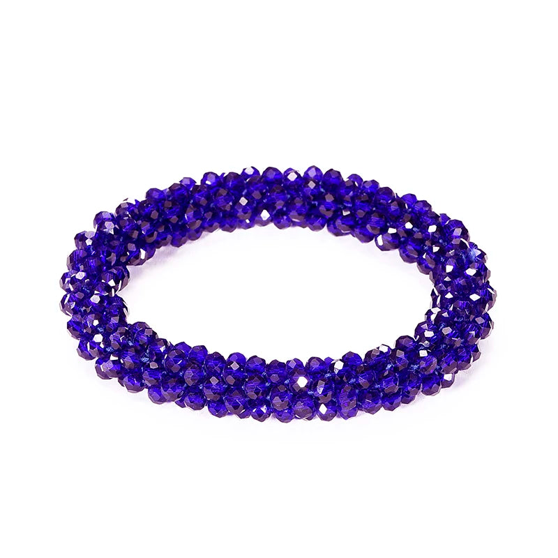 Boho Elastische Armbänder & Armreifen Für Frauen Vintage Stretch Böhmischen Femme Kristall Glas Perlen Armbänder Partei Schmuck Geschenk