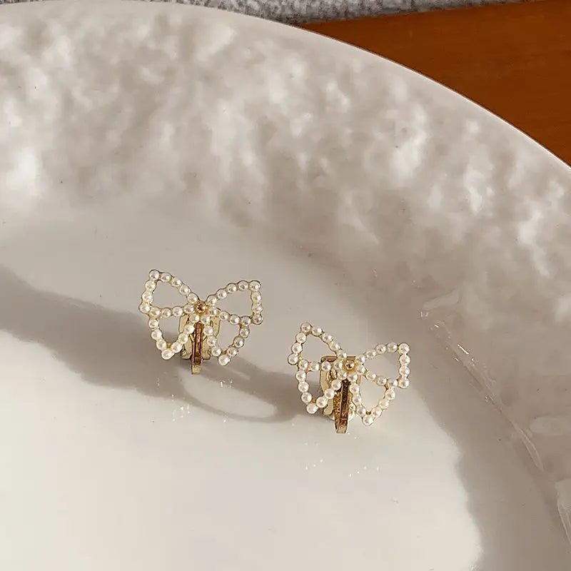 Sommer energetische Mädchen frische Ohrclip ohne Ohrloch Ohrringe neue trend ige koreanische High-End-und vielseitige Ohr zubehör