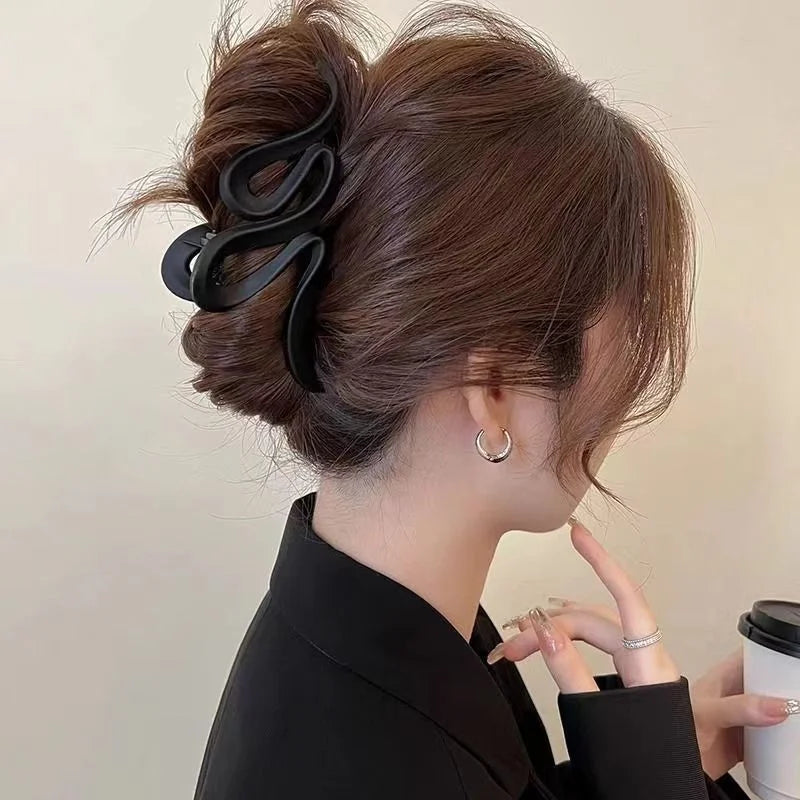 Mode Koreanische Einfarbig Acryl Welle Haar Krallen für Frauen Einfache Haar Clip Hohe Qualität Täglichen Haar Zubehör Mädchen Geschenk