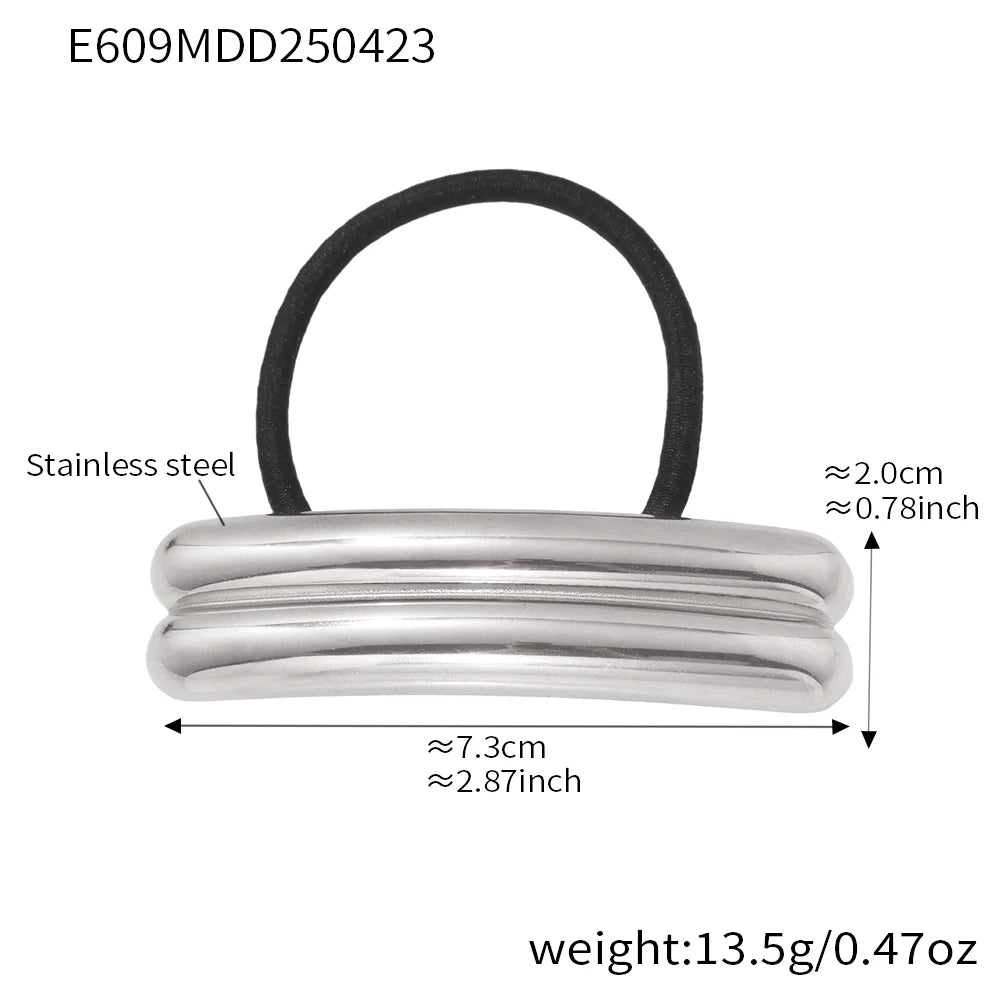 Schickes geometrisches Stirnband, Haarschmuck, Strickstil, Accessoires, Schmuck, elastisches Band, Pferdeschwanzhalter