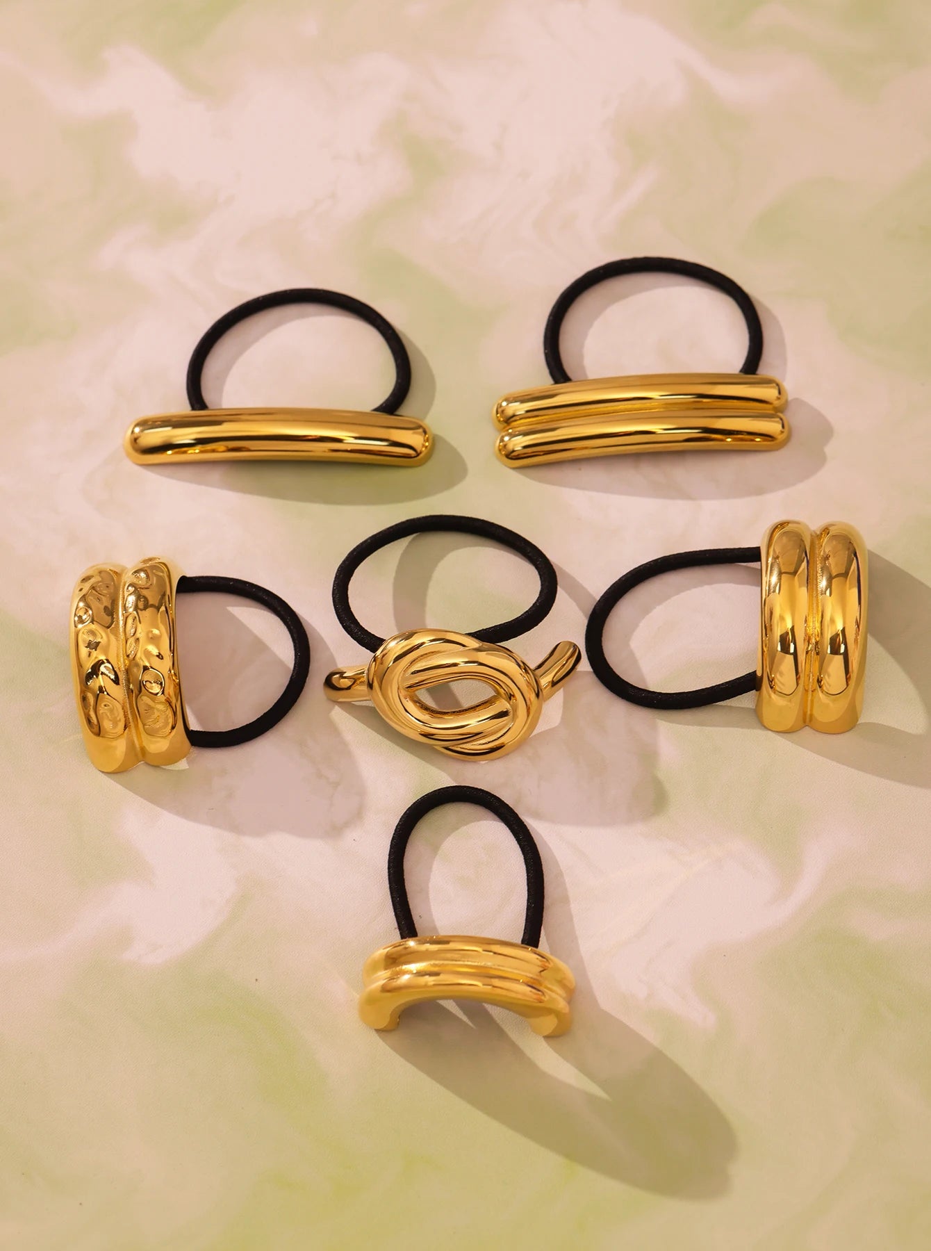 Schickes geometrisches Stirnband, Haarschmuck, Strickstil, Accessoires, Schmuck, elastisches Band, Pferdeschwanzhalter