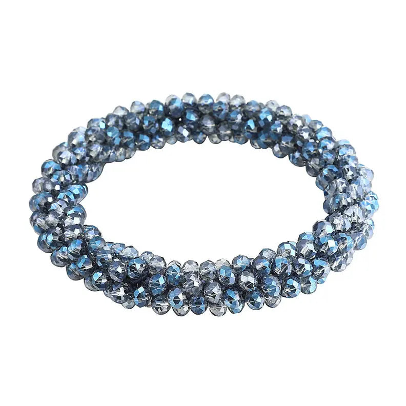 Boho Elastische Armbänder & Armreifen Für Frauen Vintage Stretch Böhmischen Femme Kristall Glas Perlen Armbänder Partei Schmuck Geschenk