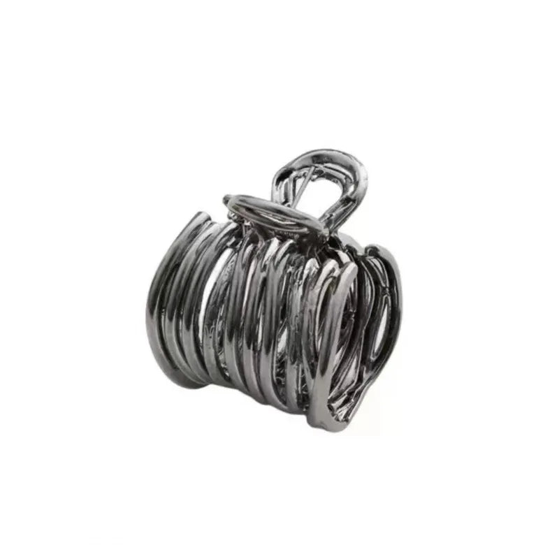 Mode Unregelmäßige Metall Haar Krallen Rutschfeste Haarnadeln Für Frauen Mädchen Hohe Pferdeschwanz Halter Haar Zubehör Clip Haar Grip Kopfbedeckungen