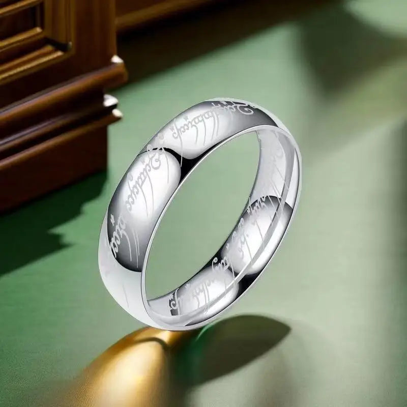 Edelstahl ringe für Männer Mode Ringe exquisite Paare Hochzeit Titan Stahl Saturn Ring für Frauen Schmuck Geschenk