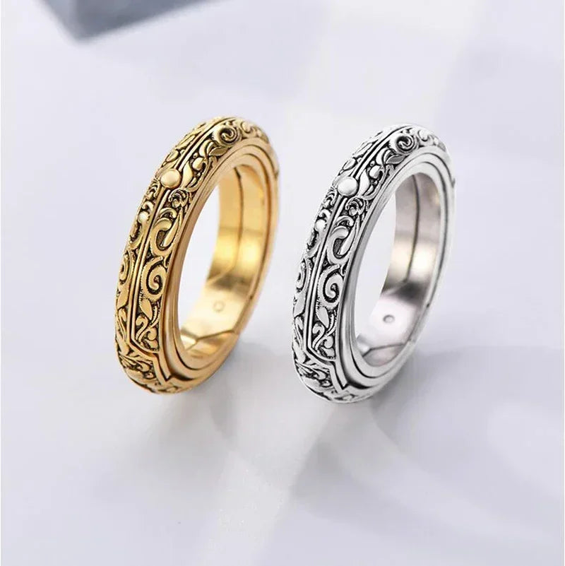 Metamorpher astronomischer Kugelring für Männer und Frauen, umgekehrter metamorpher kosmischer Kugelring, Retro-Stil, Paar-Halskette, Schmuck
