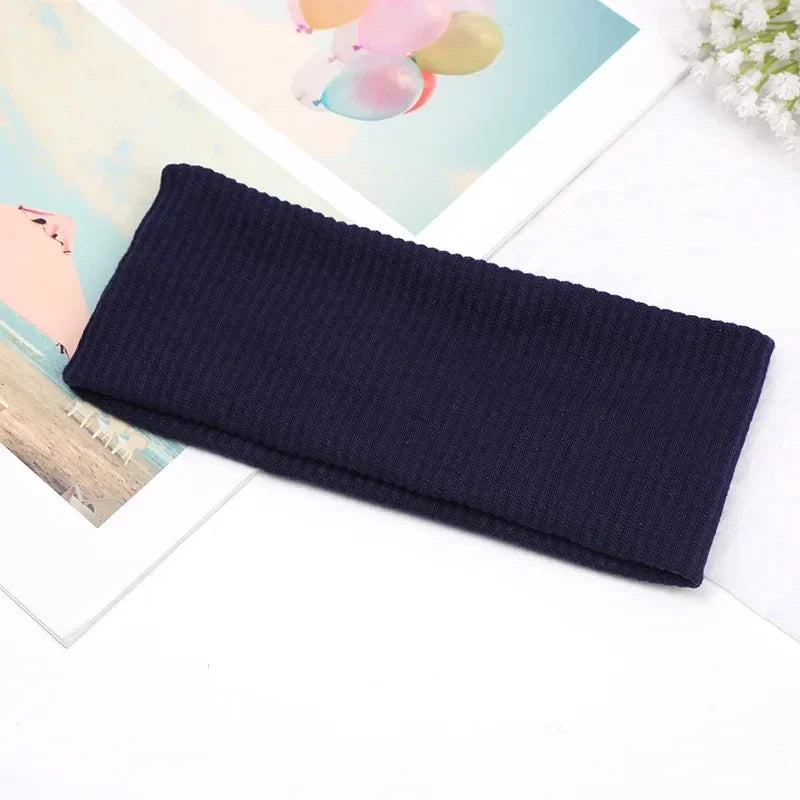 Sport Radfahren Gesicht Waschen Haarbänder Weiche Koreanische Baumwolle Gestrickte Stirnband Für Frauen Mädchen Bandanas Mode Haar Zubehör