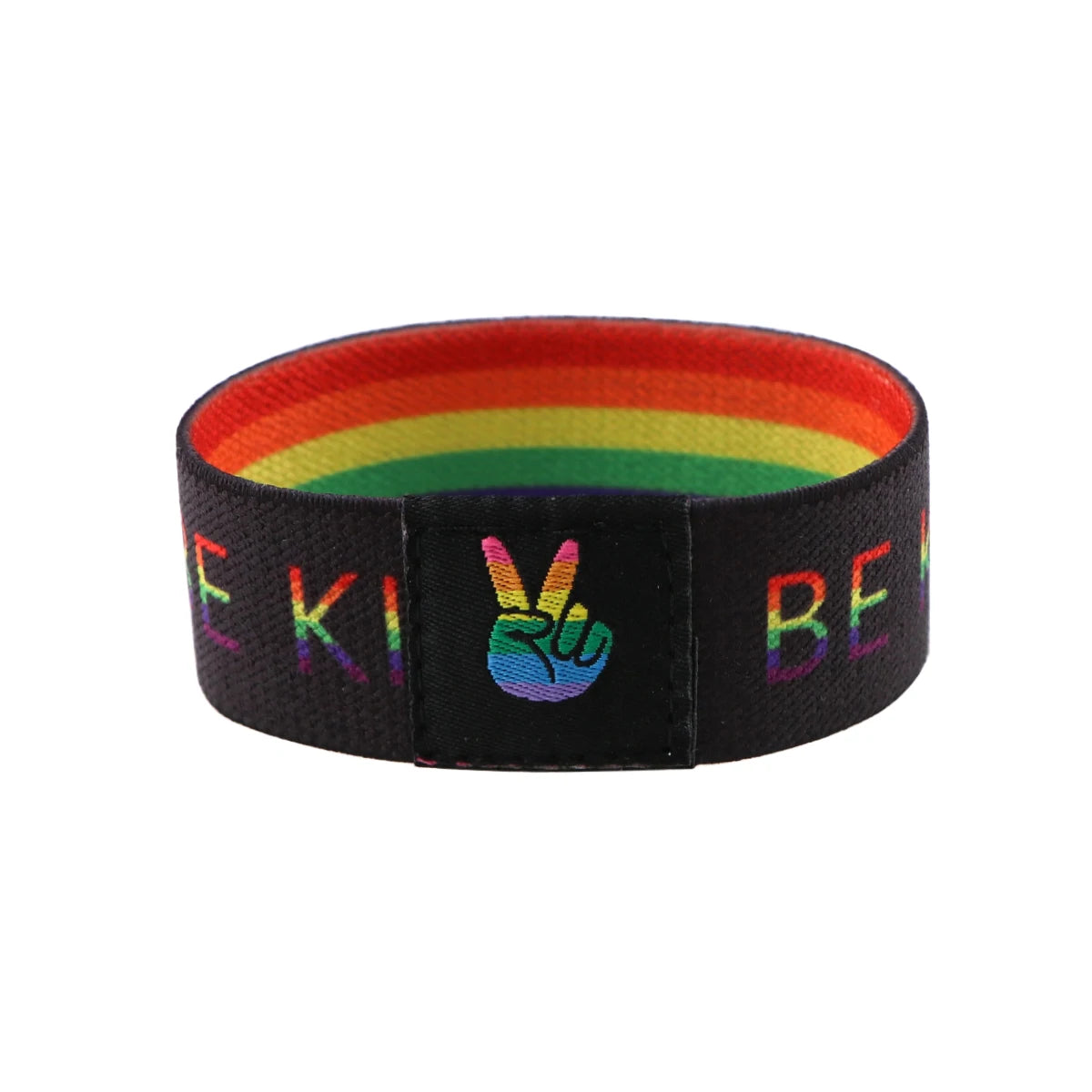 LGBTQ Pride Lesben Gay Regenbogen Flagge Armband Armbänder zur Hand Stretch Armband Armband Frauen Männer Armreifen Zubehör Schmuck
