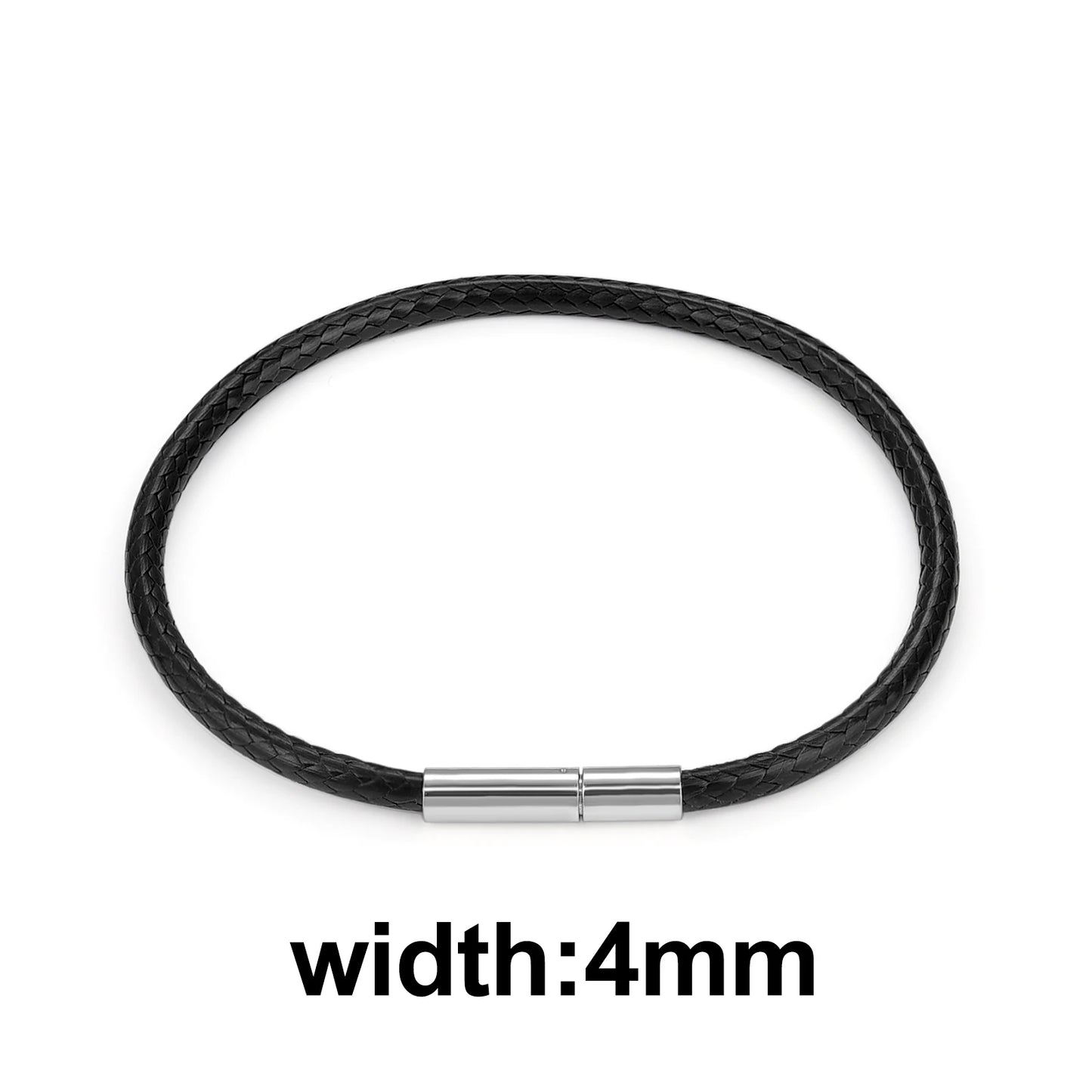 Mode handgemachte Leder gewachste Schnur Armbänder Glück Seil Armband & Armreifen für Frauen Männer Wachs Schnur Faden Armbänder