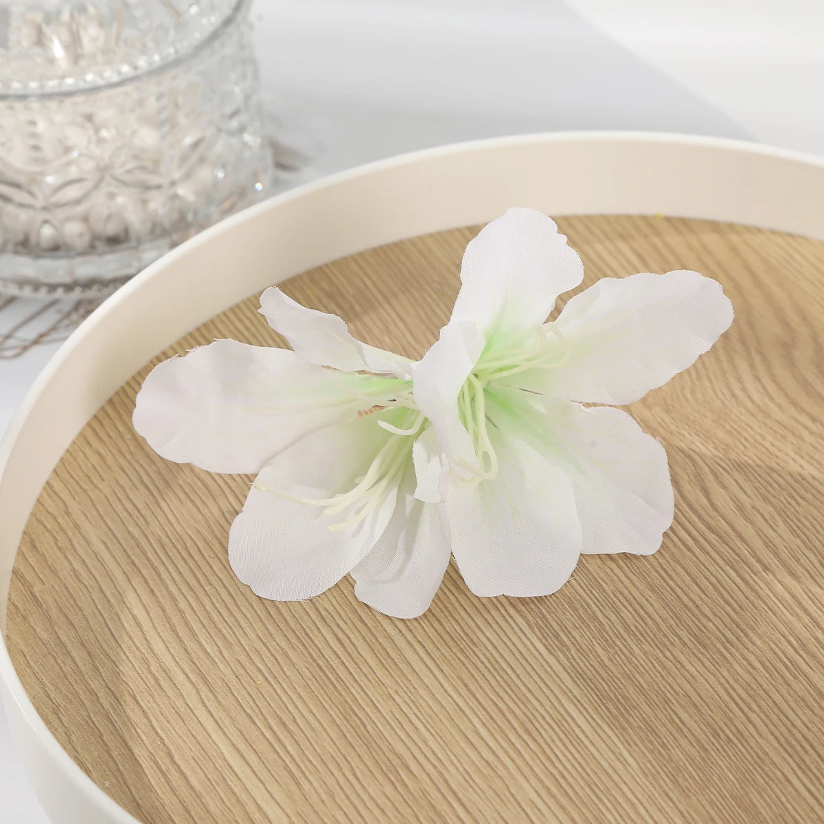 AWAYTR Böhmen Canna Blumen Kleine Haarspangen Hawaii Brautblumen Haarspangen Haarnadeln Haarspange für Hochzeit Haarschmuck