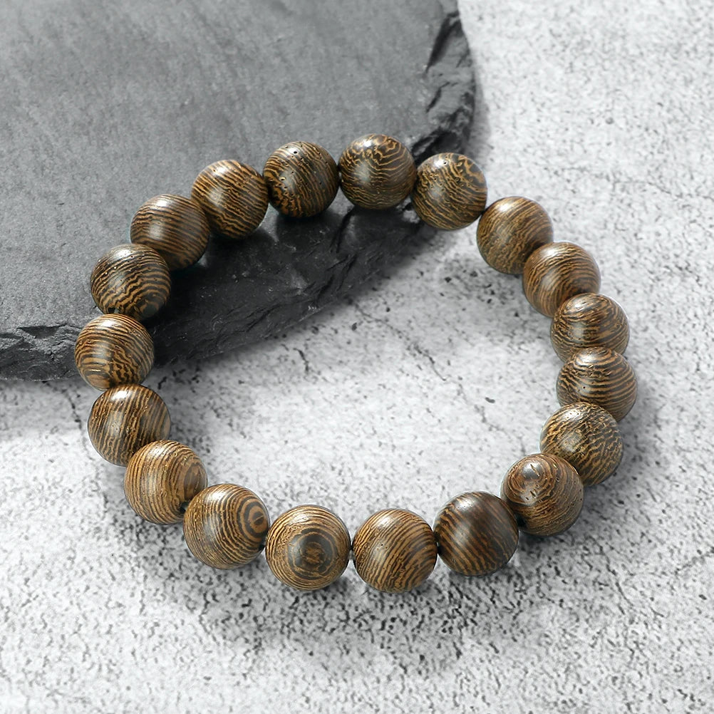 6/8/10/12mm Natürliche Holz Perlen Armband Lama Mönch Tibetischen Buddhismus Rosenkranz Armreifen Frauen Mann meditation Gebet Handgemachten Schmuck
