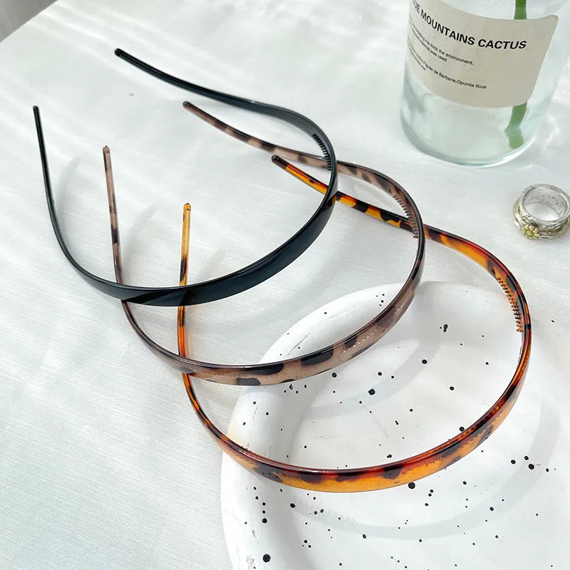 Modisches, sonnenbrillenförmiges Stirnband, rutschfeste Acryl-Haarbänder für Frauen, unsichtbare Haarreifen, festes Stirnband, Haar-Accessoires