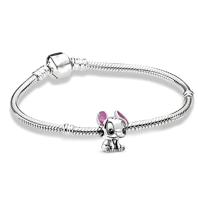 Cartoon Lilo Stich Armband Kinder Stich Schmuck Anhänger Armband Mädchen Anime Stich Modell Mädchen Zubehör Kind Geburtstag Geschenk