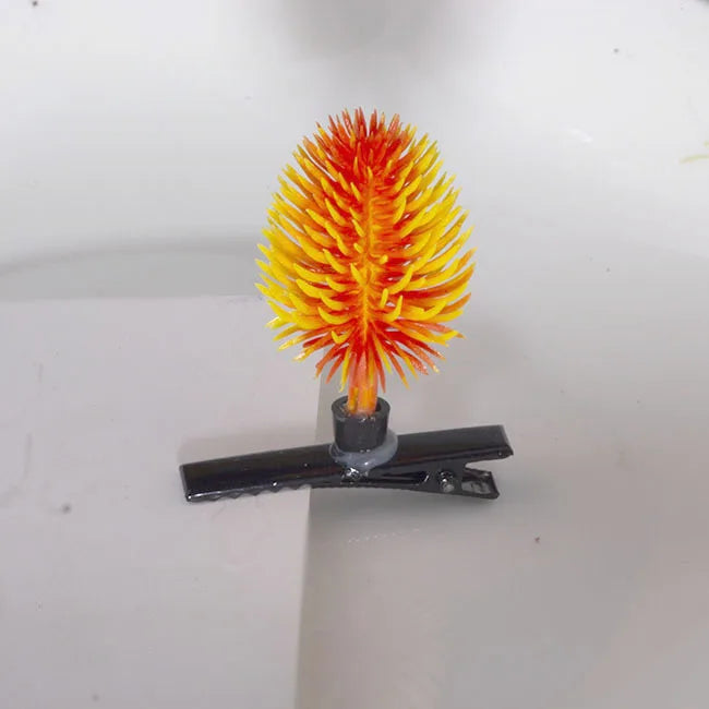 10/5 stücke Sprießen Gras Haar Clip Anlage Sojasprossen Clip Haar Mode Nette Pilze Haarnadel Frauen Haar Anlage Zubehör