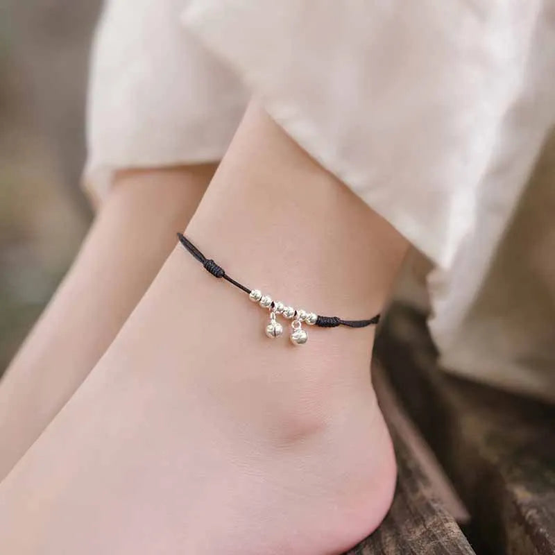 Fußkettchen aus 925er-Sterlingsilber, schillernde Kette, klare CZ, geometrisch, elegant, für Frau und Mädchen, Modeschmuck, Geschenk, Dropship-Großhandel