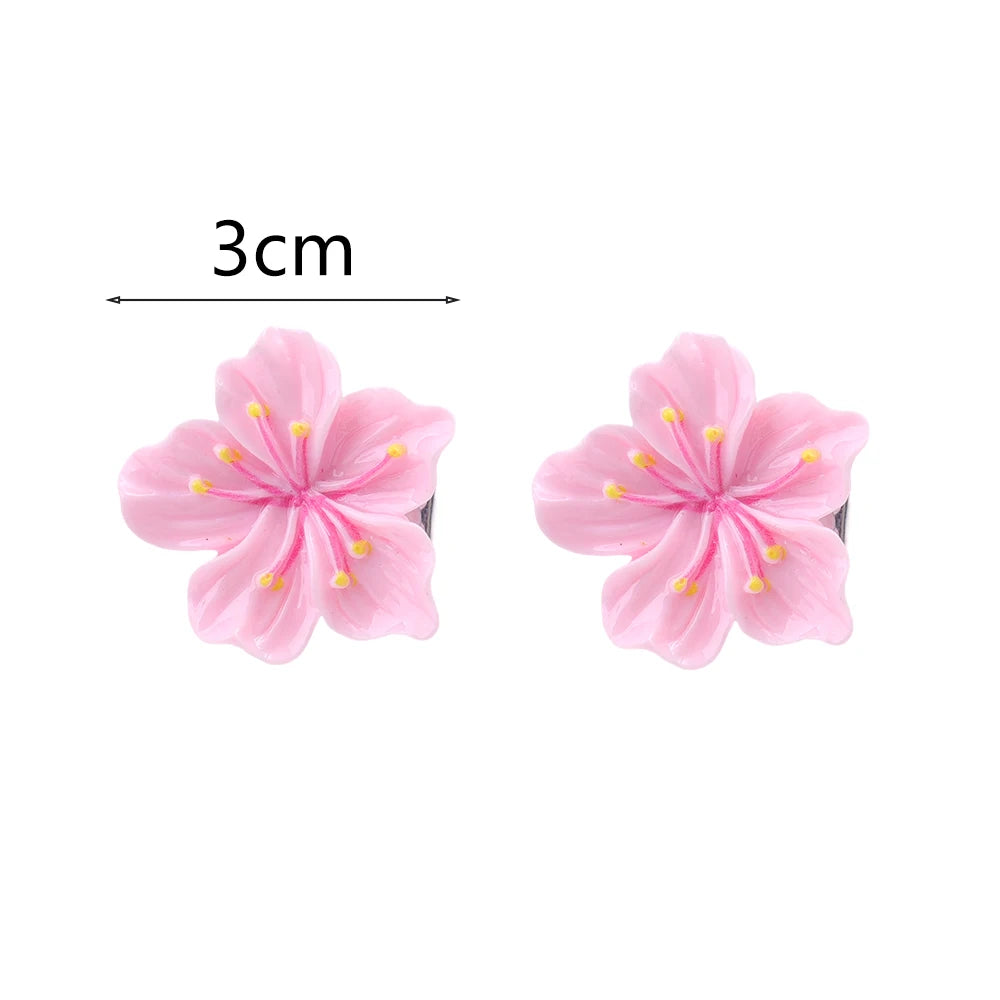 2/5 stücke Süße Super Unsterblich Rosa Mini Sakura Haar Clips Für Frauen Nette Reizende Koreanische Stil Haarnadel Täglichen Party haar Zubehör