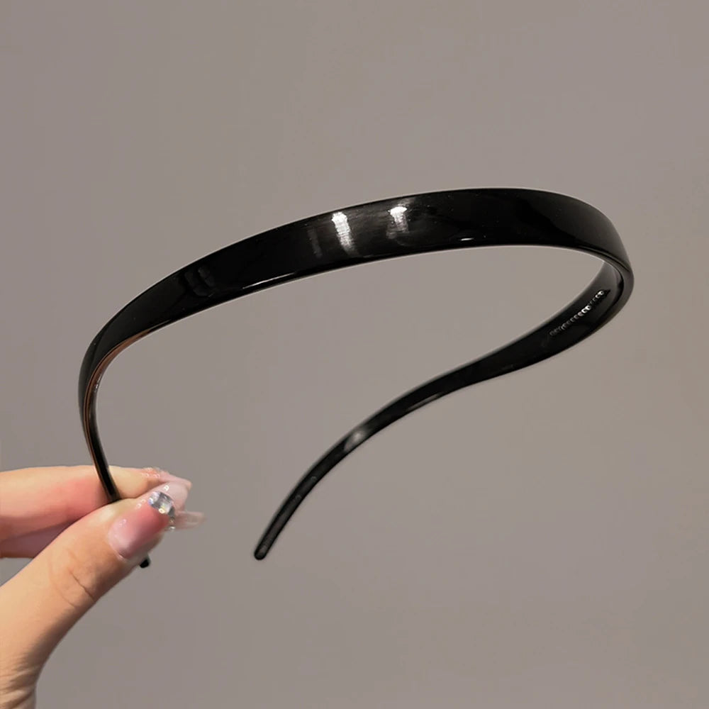 Modisches, sonnenbrillenförmiges Stirnband, rutschfeste Acryl-Haarbänder für Frauen, unsichtbare Haarreifen, festes Stirnband, Haar-Accessoires