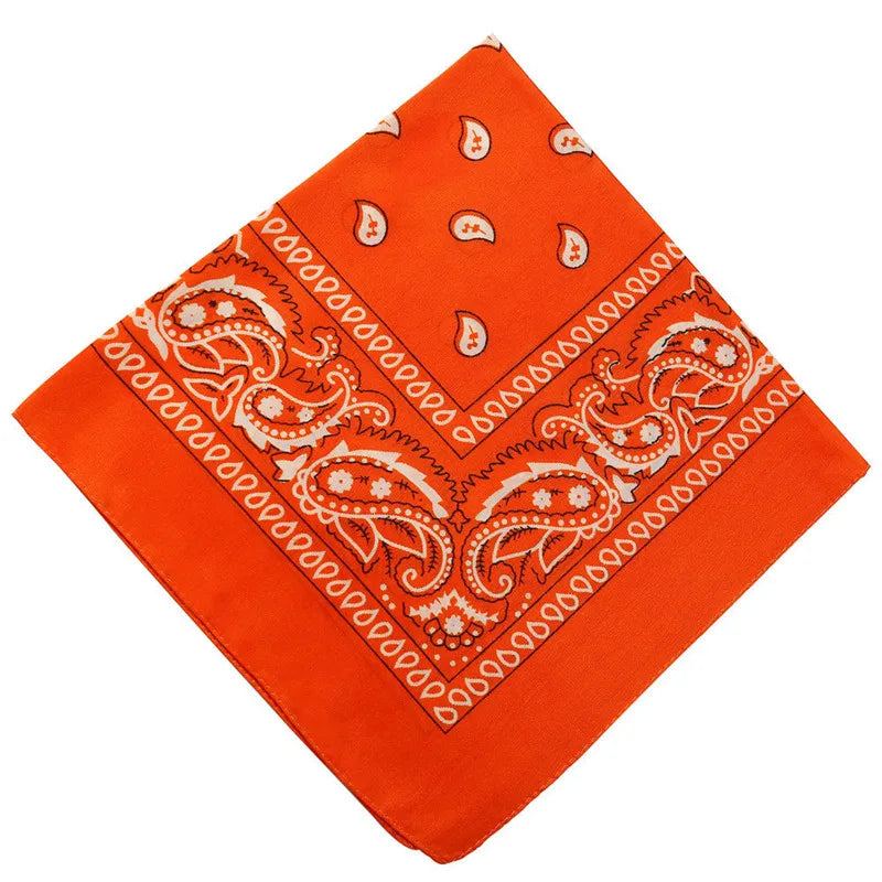 Hip Hop Frauen Bandana Schal Mädchen Kinder Punk Quadratische Bandanas Kopfbedeckung Mode Böhmischen Kopf Schal Stirnbänder Haar Zubehör 2024