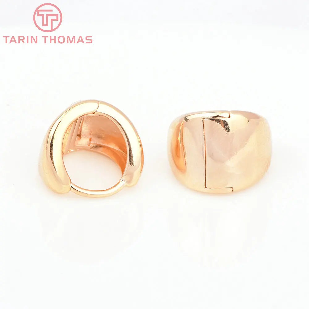 (6161) 6PCS 13x11MM 24K Gold Farbe Messing U Form Ohrring Verschluss Hohe Qualität DIY Schmuck Machen erkenntnisse Zubehör Großhandel