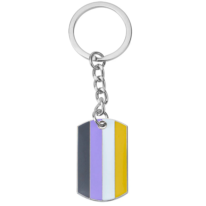 Transgender Regenbogen Pansexueller Stolz Genderqueer Stolz Asexueller Anhänger Halskette Regenbogen Herz Halskette für Frauen Schmuck
