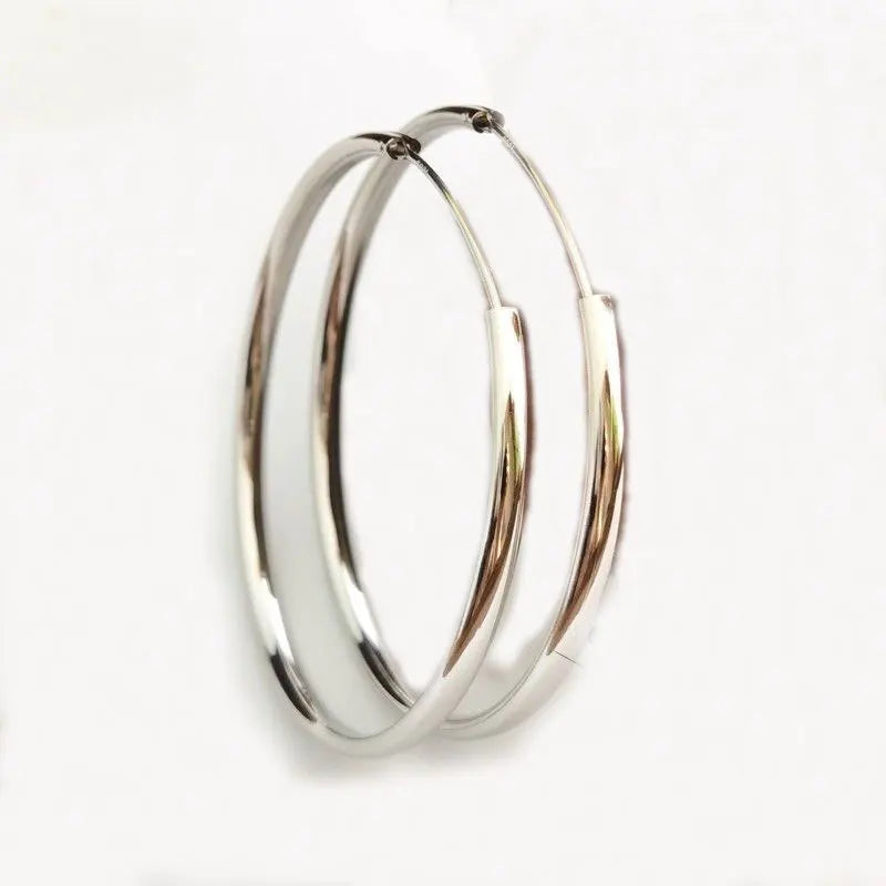 Senlissi – Creolen aus 925er-Sterlingsilber für Damen, 18 Karat vergoldet, Schmuck, schillernde Damen-Creolen, Weihnachtsgeschenke