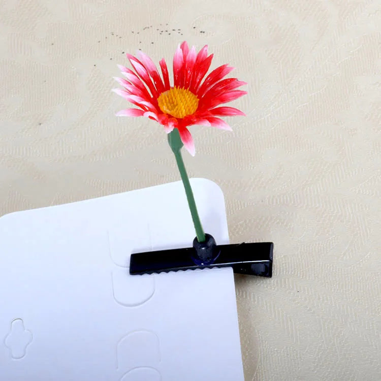 10/5 stücke Sprießen Gras Haar Clip Anlage Sojasprossen Clip Haar Mode Nette Pilze Haarnadel Frauen Haar Anlage Zubehör