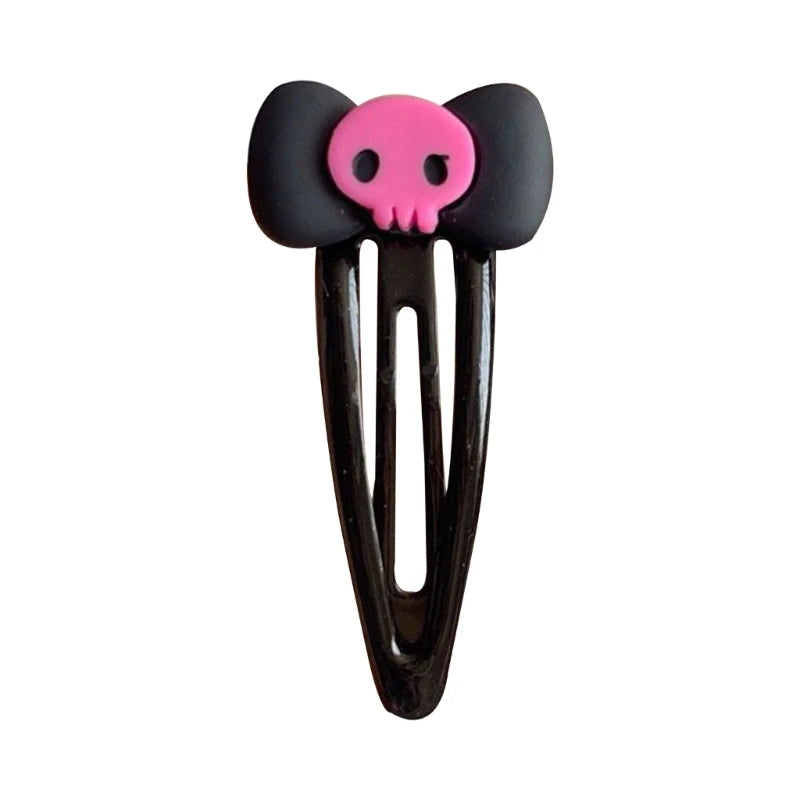 Schädel Haarnadel Schleifen Haars pangen Haarnadel Schädel Bobby Pin Schleifen Haars pange Bögen Haarnadel jk Haars pange jk Haarschmuck