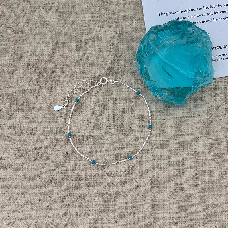 VENTFILLE 925 Sterling Silber Linie Extrem feines Armband für Frauen Liebe Haert Bead Koreanische Ins Süße Schmuck Geschenk Dropshipping