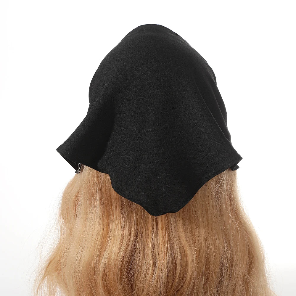 Haimeikang Einfarbig Turban Haarbänder Stirnband Frauen Elegante Schwarz Weiß Headwps Mode Mädchen Bandana Haar Zubehör