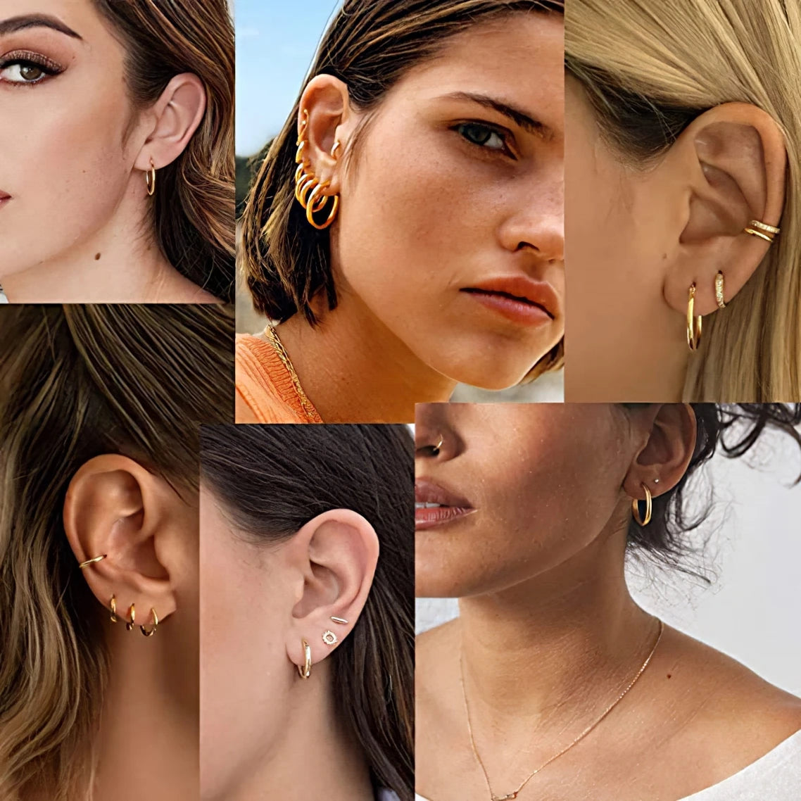 1 paar Edelstahl Hoop Ohrringe Frauen Männer Gold Farbe Kleine Ohrringe Mädchen Schmuck Pendientes Mujer Aretes Knorpel Piercing