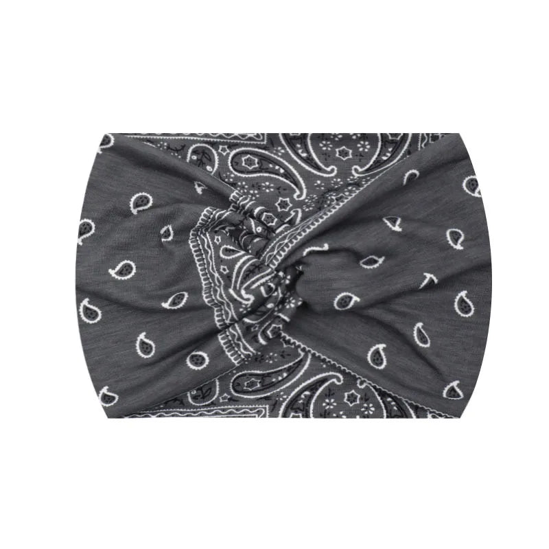Erweiterung 18 cm Stretch bedrucktes Sport-Schweißband Stirnband Kopftuch Haarband Haargummi Haarschmuck