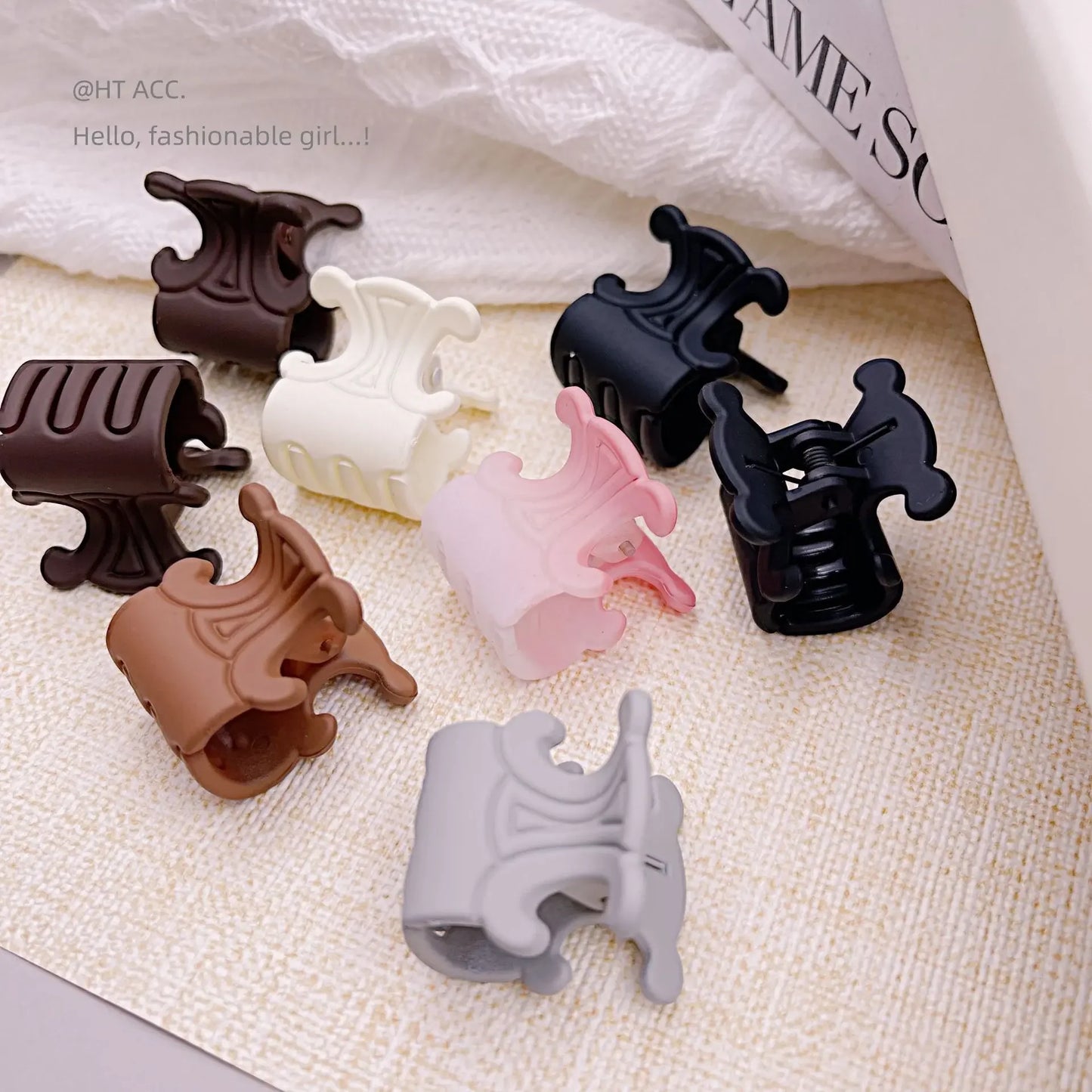 Herbst/Winter Neue Premium Kleine Haarspange Damen Modische Feine Haar-Accessoires Shark Clip Künstlerische Haarnadel