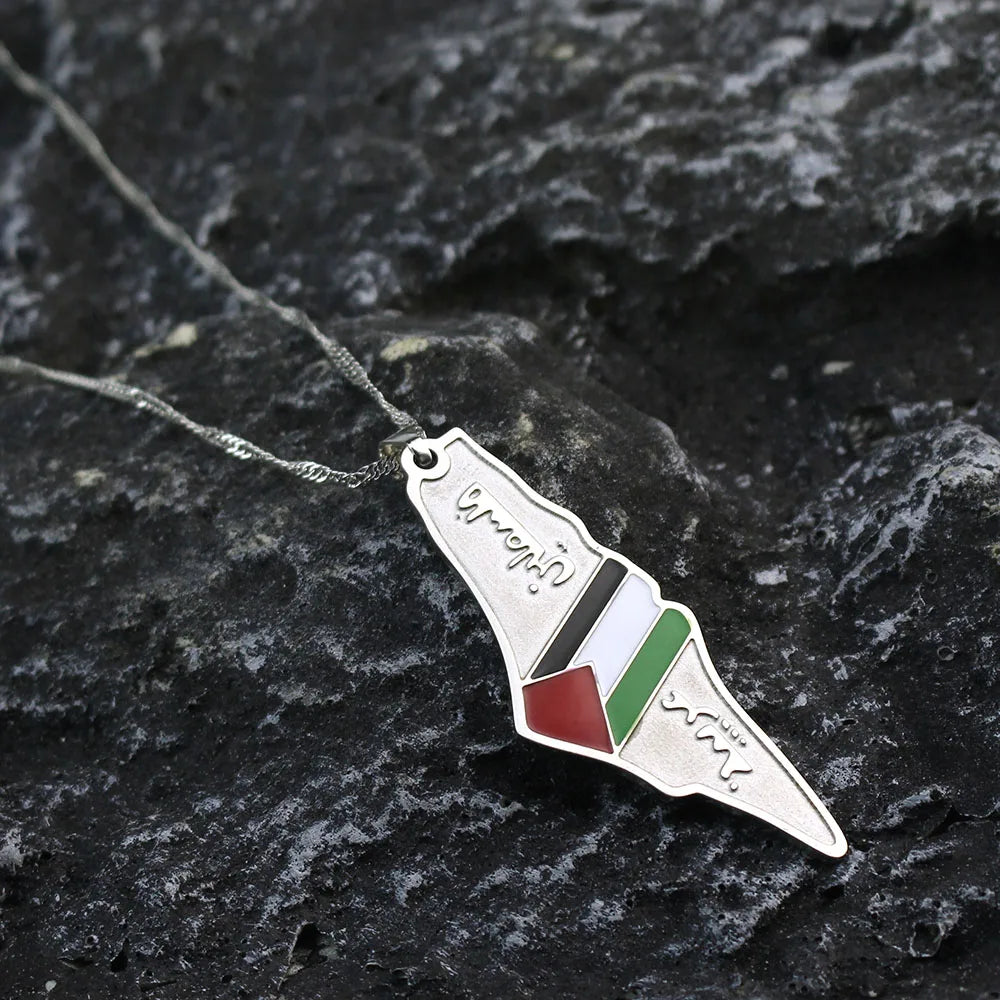 Keffiyeh Anhänger Kette Halskette Schal Form personal isierte Charme trend igen Schmuck Geschenk