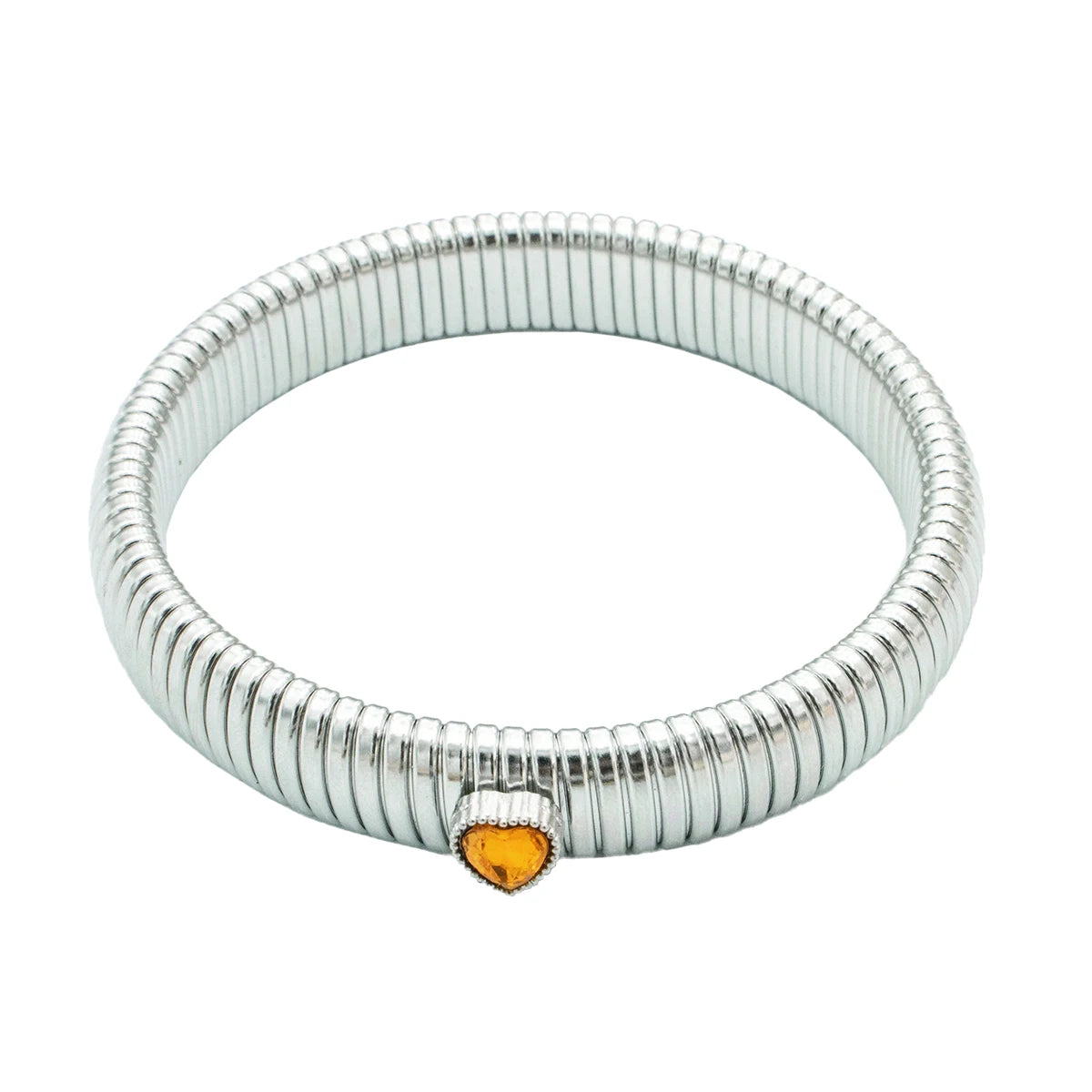 Wasserdichtes Edelstahl-Retro-Elastizitäts-Armband aus dickem Metall, poliert, 18 Karat vergoldet, Trend, Mode, Unisex, Schmuck für Männer und Frauen