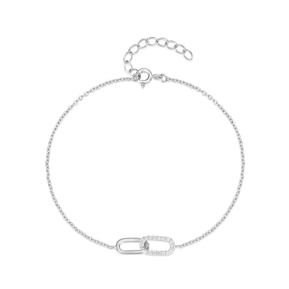 CANNER Europäischen Amerikanischen Stil Achtzackigen Stern Zirkon Armband S925 Sterling Silber Persönlichkeit Einfache Vielseitige Armband