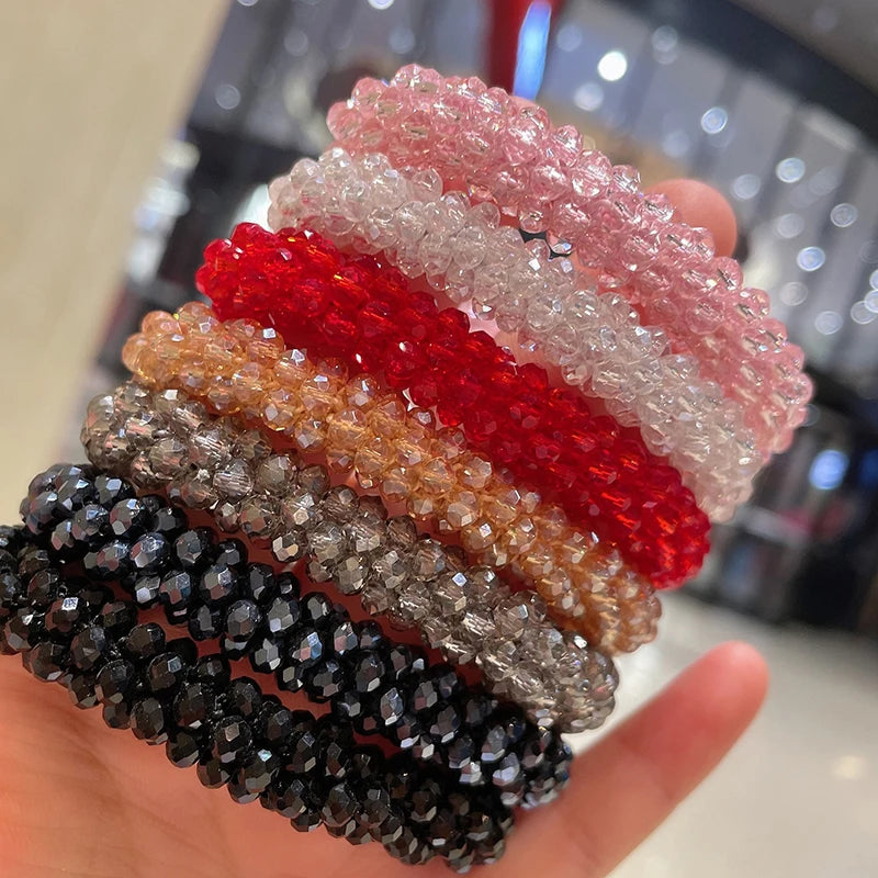 Boho Elastische Armbänder & Armreifen Für Frauen Vintage Stretch Böhmischen Femme Kristall Glas Perlen Armbänder Partei Schmuck Geschenk